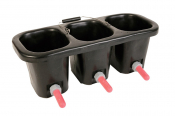 Agrihealth Calf Bucket Triple C/W Teats and Valves