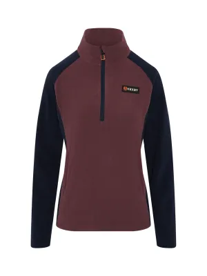 Hexby Ladies Fleece  Plum/Navy